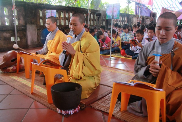 Thái Bình: Chùa Trùng Quang tổ chức khóa tu một ngày