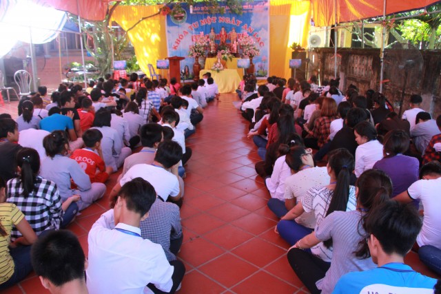 Thái Bình: Chùa Trùng Quang tổ chức khóa tu một ngày