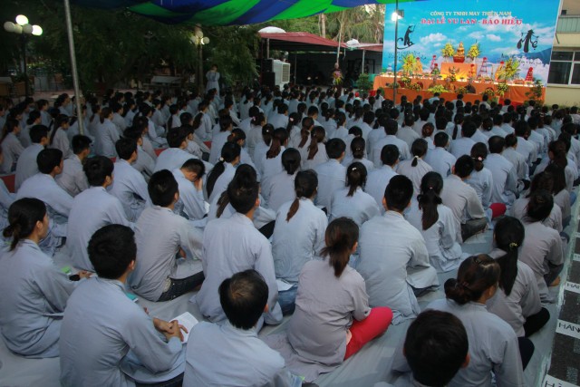 Hải Phòng: Đại lễ Vu Lan tại Công ty TNHH May Thiên Nam