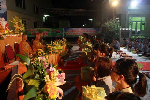 Hải Phòng: Đại lễ Vu Lan tại Công ty TNHH May Thiên Nam