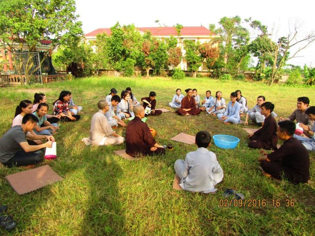 Thái Bình: Khóa tu nhân dịp nghỉ lễ tại chùa Văn Môn