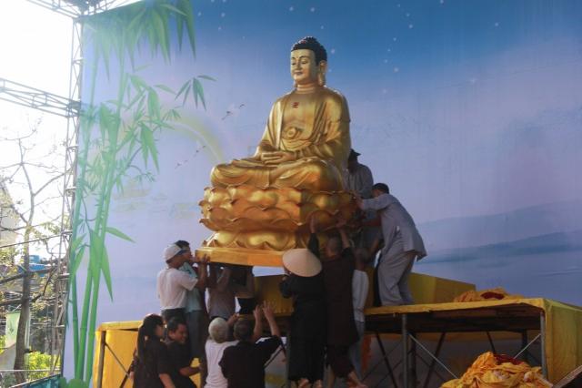 Thái Bình: Công tác chuẩn bị Đại lễ Vu Lan tại chùa Từ Xuyên