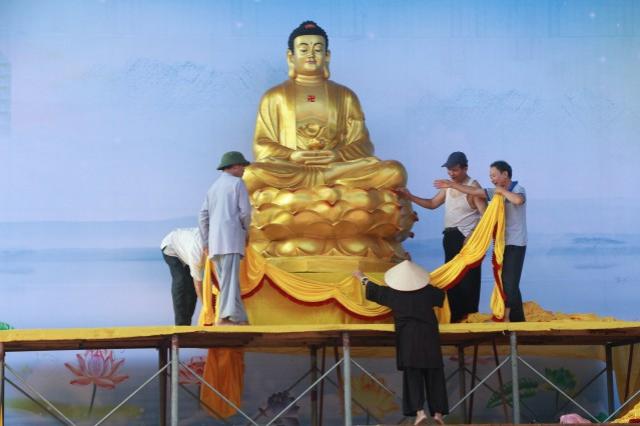 Thái Bình: Công tác chuẩn bị Đại lễ Vu Lan tại chùa Từ Xuyên