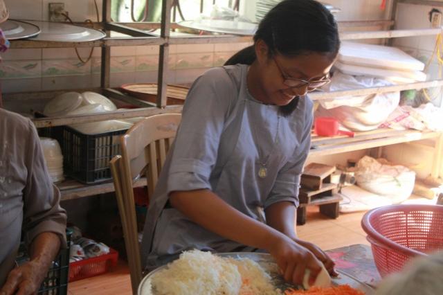 Thái Bình: Công tác chuẩn bị Đại lễ Vu Lan tại chùa Từ Xuyên
