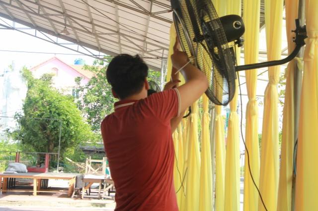 Thái Bình: Công tác chuẩn bị Đại lễ Vu Lan tại chùa Từ Xuyên