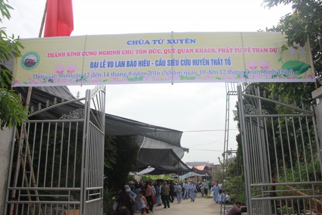 Thái Bình: Đại lễ Vu Lan tại chùa Từ Xuyên