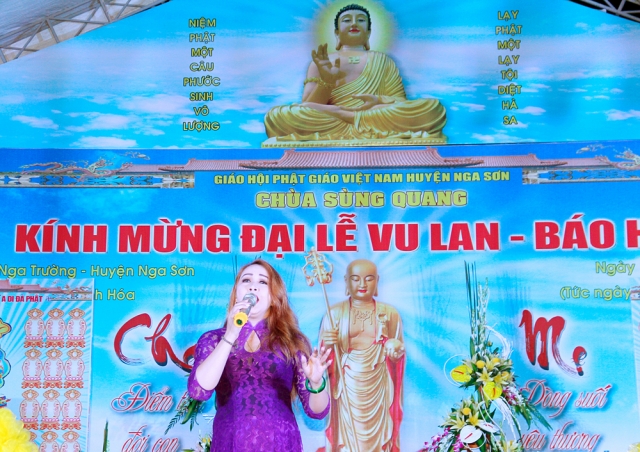 Nga Sơn: Pháp hội Vu Lan Báo hiếu - PL.2560 tại Chùa Sùng Quang