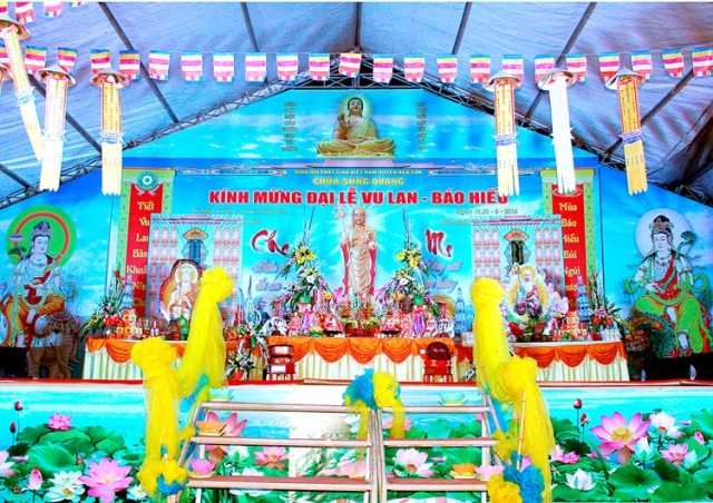 Nga Sơn: Pháp hội Vu Lan Báo hiếu - PL.2560 tại Chùa Sùng Quang