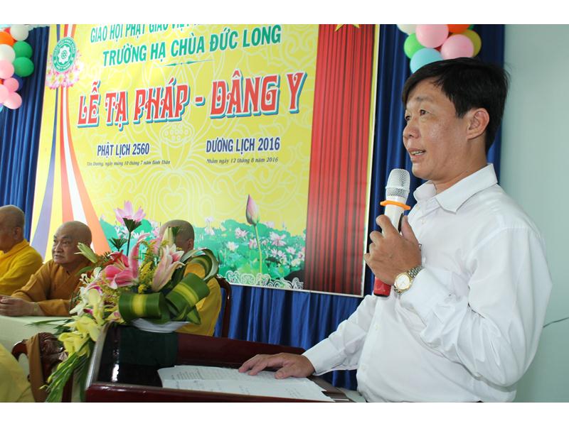 PG Đồng Tháp: Chùa Đức Long bế giảng khóa an cư