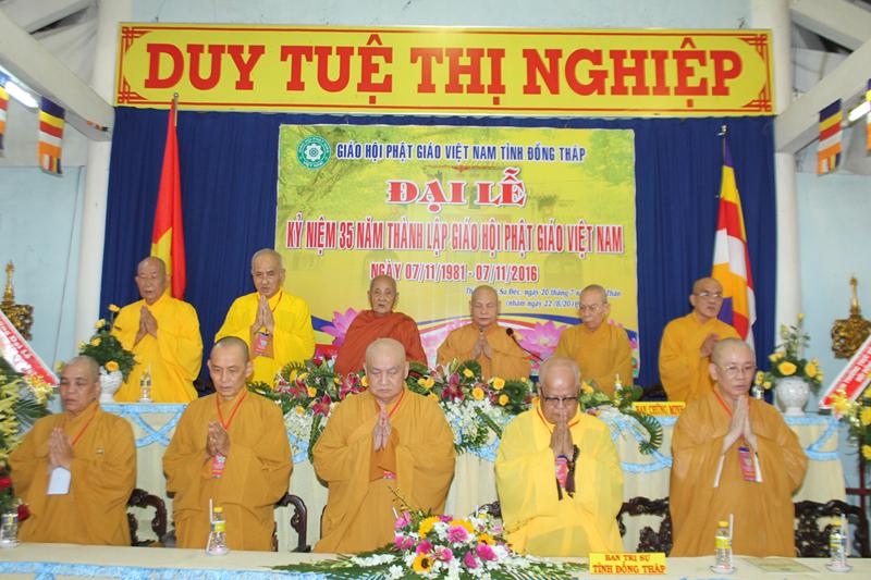 Đồng Tháp: Đại Lễ Kỷ Niệm 35 Năm Thành Lập Giáo Hội Phật Giáo Việt Nam