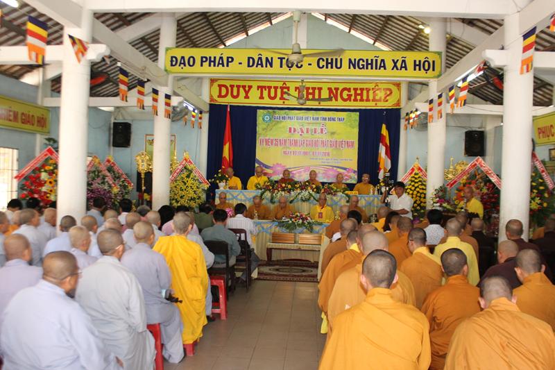 Đồng Tháp: Đại Lễ Kỷ Niệm 35 Năm Thành Lập Giáo Hội Phật Giáo Việt Nam