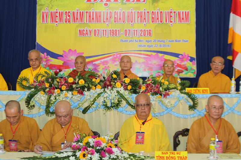 Đồng Tháp: Đại Lễ Kỷ Niệm 35 Năm Thành Lập Giáo Hội Phật Giáo Việt Nam