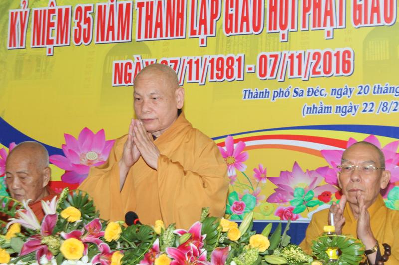 Đồng Tháp: Đại Lễ Kỷ Niệm 35 Năm Thành Lập Giáo Hội Phật Giáo Việt Nam