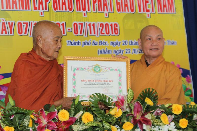 Đồng Tháp: Đại Lễ Kỷ Niệm 35 Năm Thành Lập Giáo Hội Phật Giáo Việt Nam