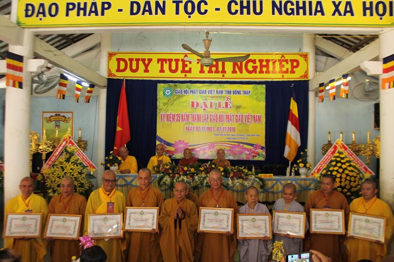 Đồng Tháp: Đại Lễ Kỷ Niệm 35 Năm Thành Lập Giáo Hội Phật Giáo Việt Nam