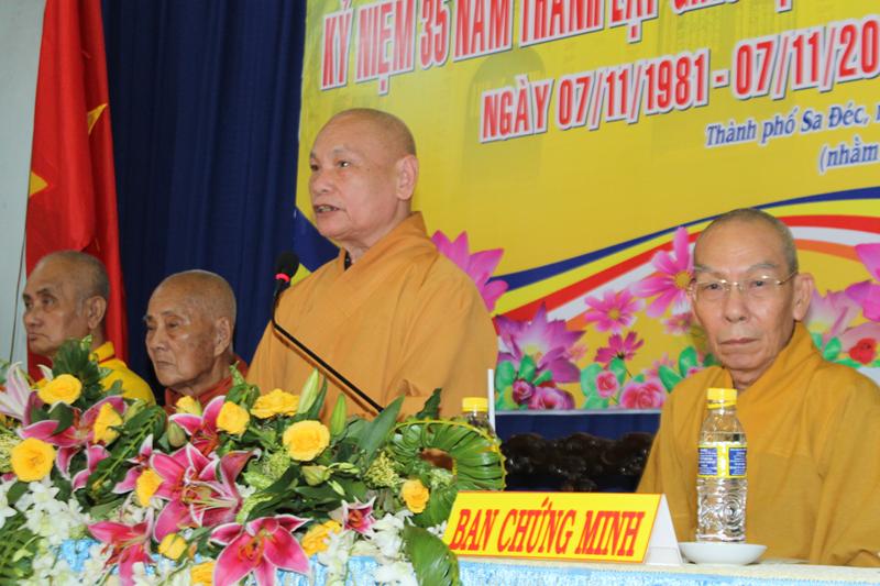 Đồng Tháp: Đại Lễ Kỷ Niệm 35 Năm Thành Lập Giáo Hội Phật Giáo Việt Nam
