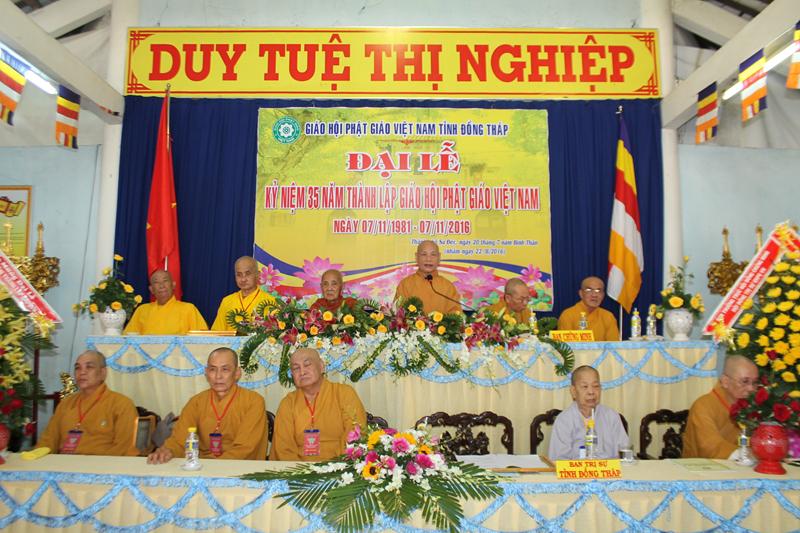 Đồng Tháp: Đại Lễ Kỷ Niệm 35 Năm Thành Lập Giáo Hội Phật Giáo Việt Nam