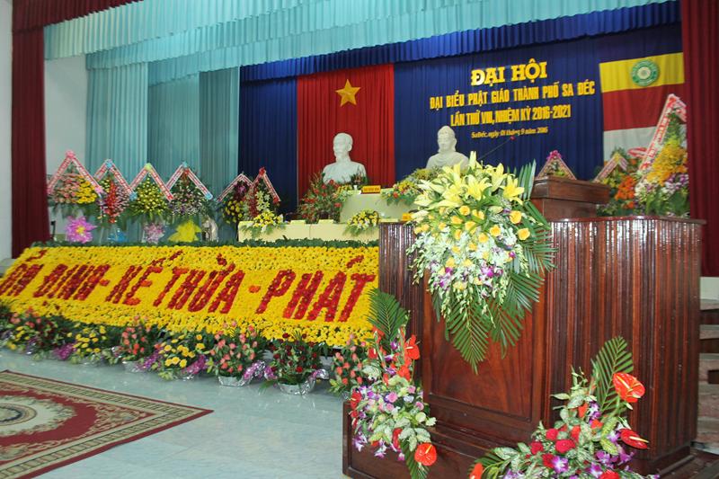 Đại hội đại biểu Phật giáo Thành Phố Sa Đéc lần thứ VIII nhiệm kỳ 2016-2021.