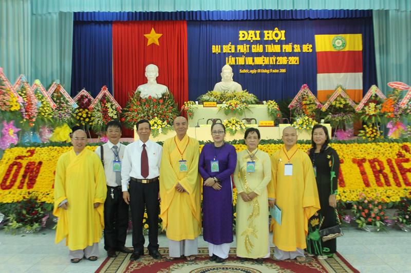 Đại hội đại biểu Phật giáo Thành Phố Sa Đéc lần thứ VIII nhiệm kỳ 2016-2021.