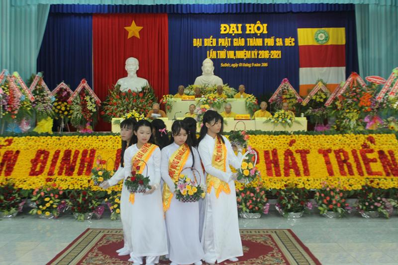 Đại hội đại biểu Phật giáo Thành Phố Sa Đéc lần thứ VIII nhiệm kỳ 2016-2021.