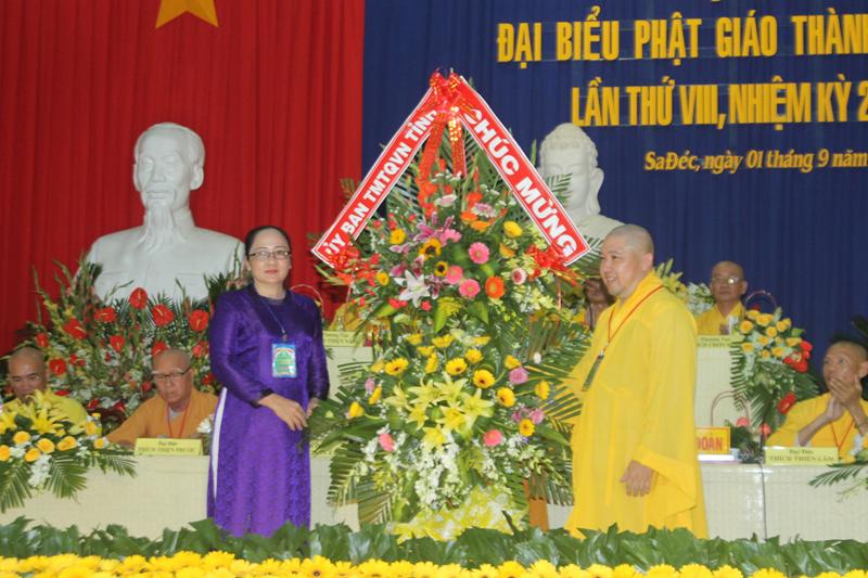 Đại hội đại biểu Phật giáo Thành Phố Sa Đéc lần thứ VIII nhiệm kỳ 2016-2021.