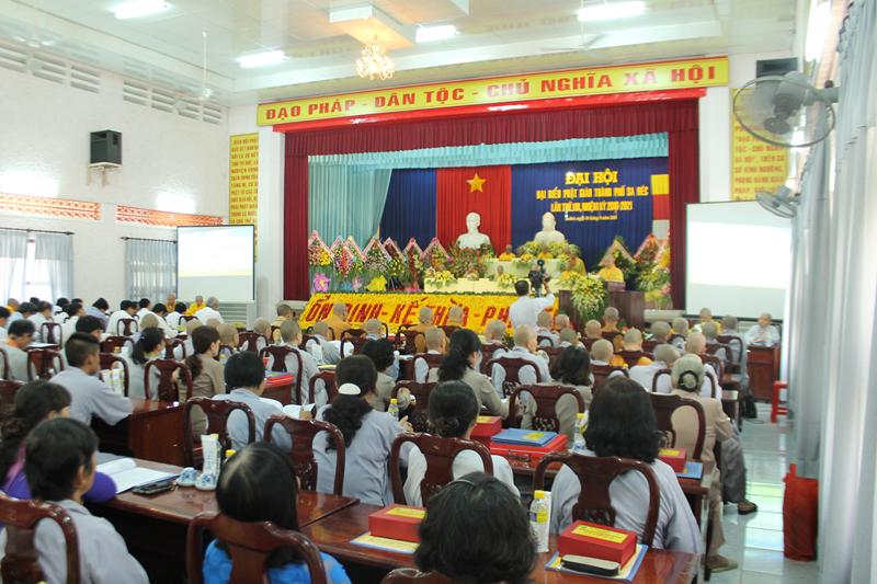 Đại hội đại biểu Phật giáo Thành Phố Sa Đéc lần thứ VIII nhiệm kỳ 2016-2021.