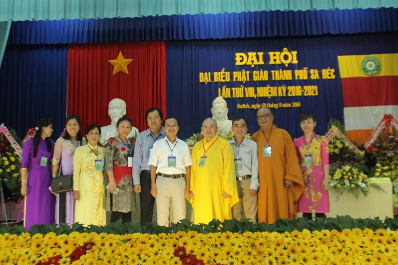 Đại hội đại biểu Phật giáo Thành Phố Sa Đéc lần thứ VIII nhiệm kỳ 2016-2021.
