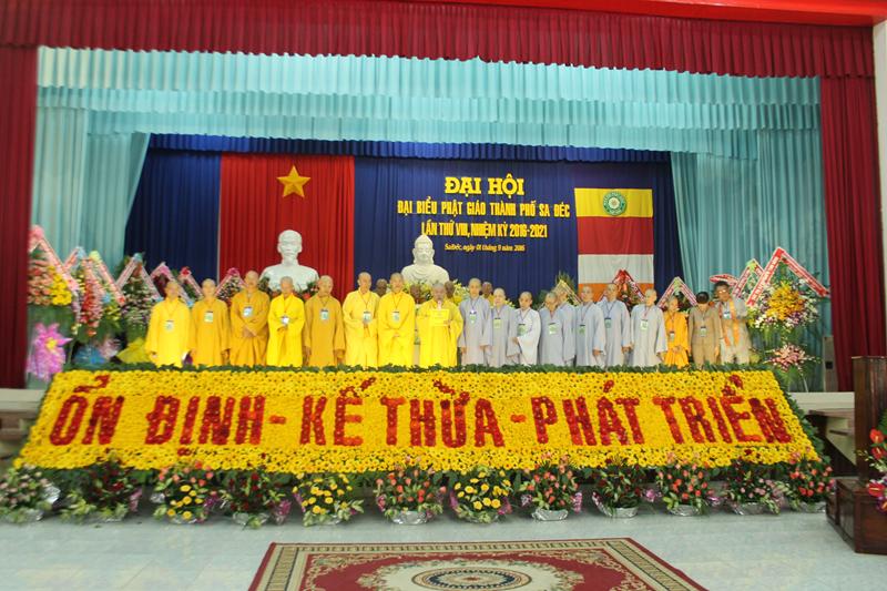 Đại hội đại biểu Phật giáo Thành Phố Sa Đéc lần thứ VIII nhiệm kỳ 2016-2021.
