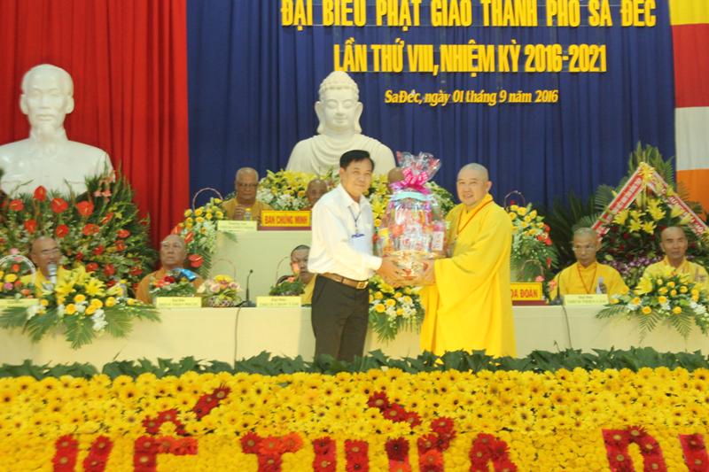 Đại hội đại biểu Phật giáo Thành Phố Sa Đéc lần thứ VIII nhiệm kỳ 2016-2021.