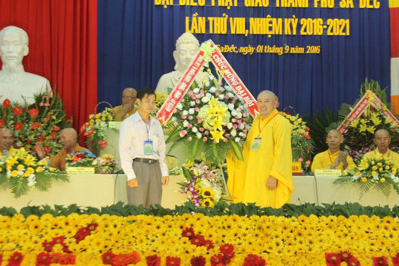 Đại hội đại biểu Phật giáo Thành Phố Sa Đéc lần thứ VIII nhiệm kỳ 2016-2021.