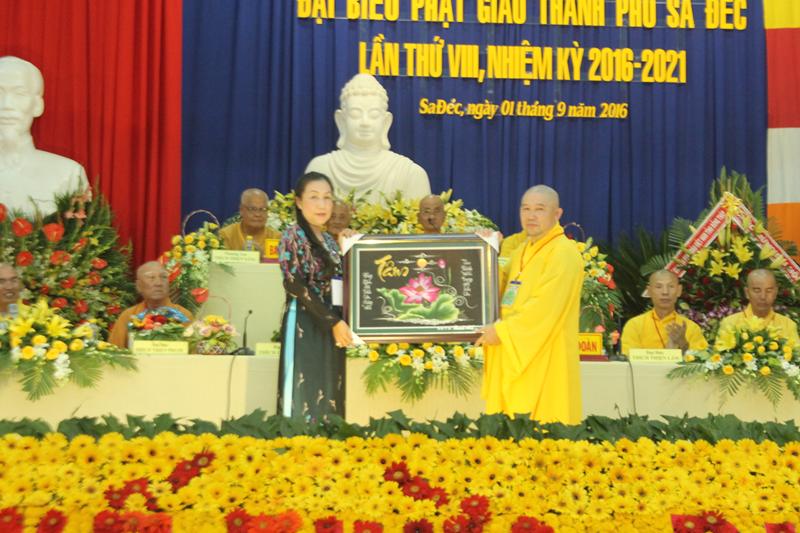 Đại hội đại biểu Phật giáo Thành Phố Sa Đéc lần thứ VIII nhiệm kỳ 2016-2021.
