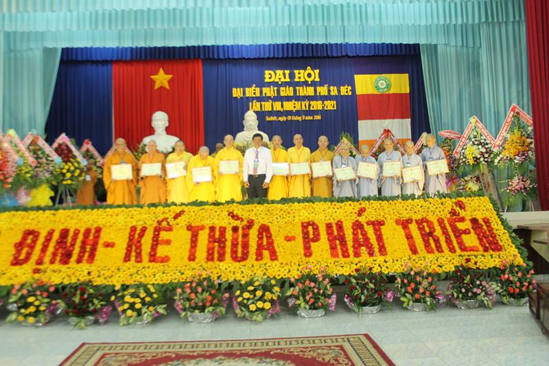 Đại hội đại biểu Phật giáo Thành Phố Sa Đéc lần thứ VIII nhiệm kỳ 2016-2021.