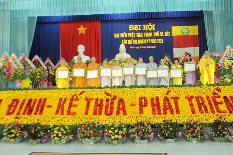 Đại hội đại biểu Phật giáo Thành Phố Sa Đéc lần thứ VIII nhiệm kỳ 2016-2021.