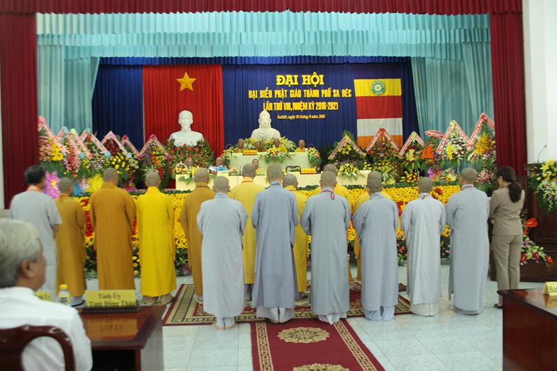 Đại hội đại biểu Phật giáo Thành Phố Sa Đéc lần thứ VIII nhiệm kỳ 2016-2021.