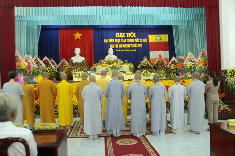 Đại hội đại biểu Phật giáo Thành Phố Sa Đéc lần thứ VIII nhiệm kỳ 2016-2021.