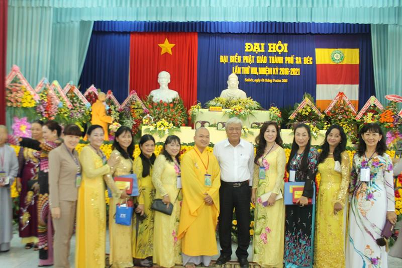 Đại hội đại biểu Phật giáo Thành Phố Sa Đéc lần thứ VIII nhiệm kỳ 2016-2021.