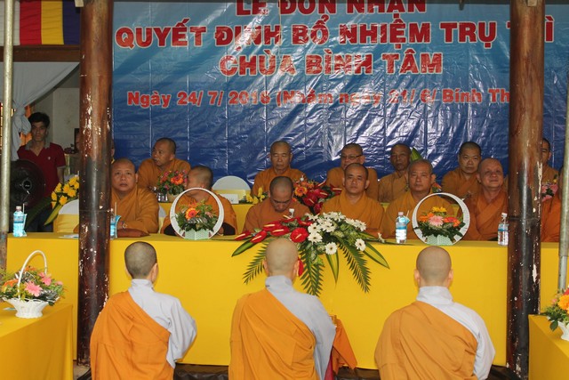 Bình Dương: Lễ bổ nhiệm trụ trì chùa Bình Tâm