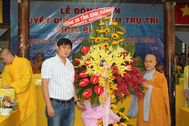 Bình Dương: Lễ bổ nhiệm trụ trì chùa Bình Tâm