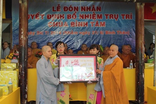 Bình Dương: Lễ bổ nhiệm trụ trì chùa Bình Tâm