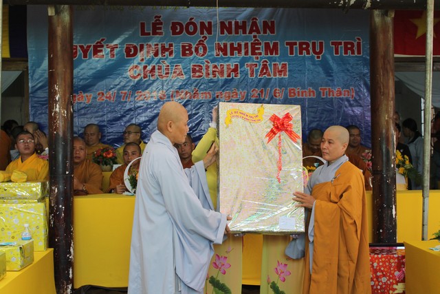 Bình Dương: Lễ bổ nhiệm trụ trì chùa Bình Tâm