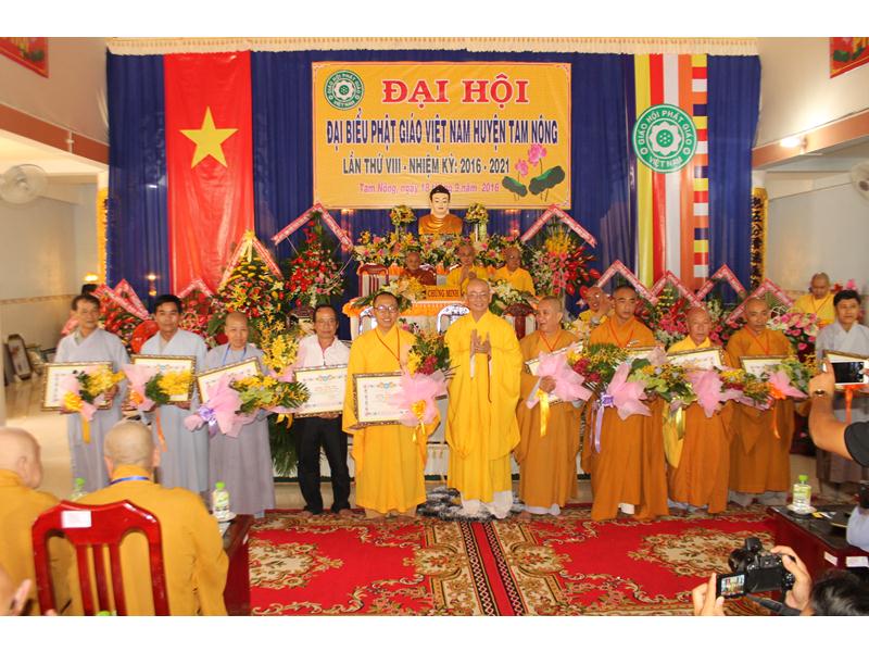 Đồng Tháp: Đại hội đại biểu Phật giáo Huyện Tam Nông
