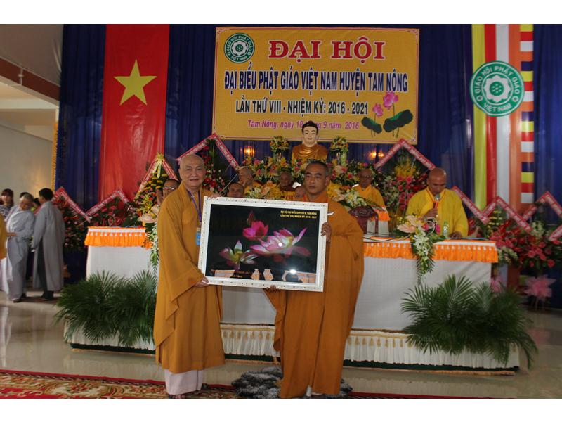 Đồng Tháp: Đại hội đại biểu Phật giáo Huyện Tam Nông