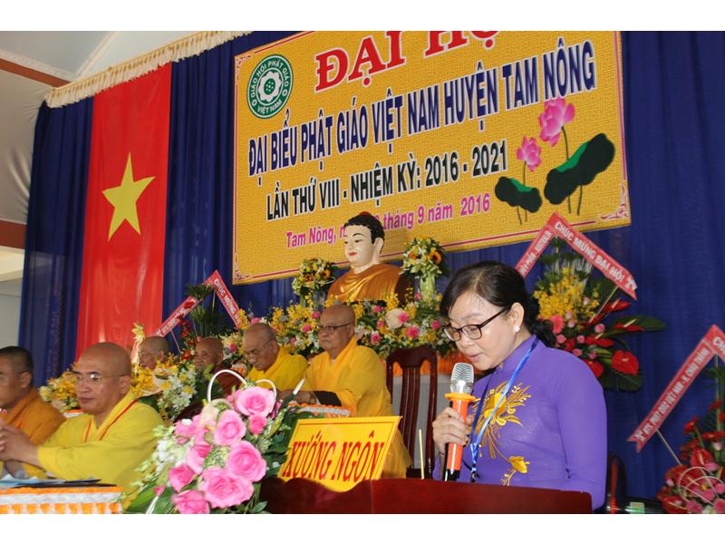 Đồng Tháp: Đại hội đại biểu Phật giáo Huyện Tam Nông