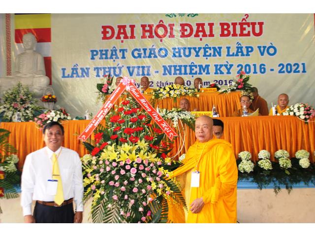 Đồng Tháp: Đại hội đại biểu Phật giáo huyện Lấp Vò