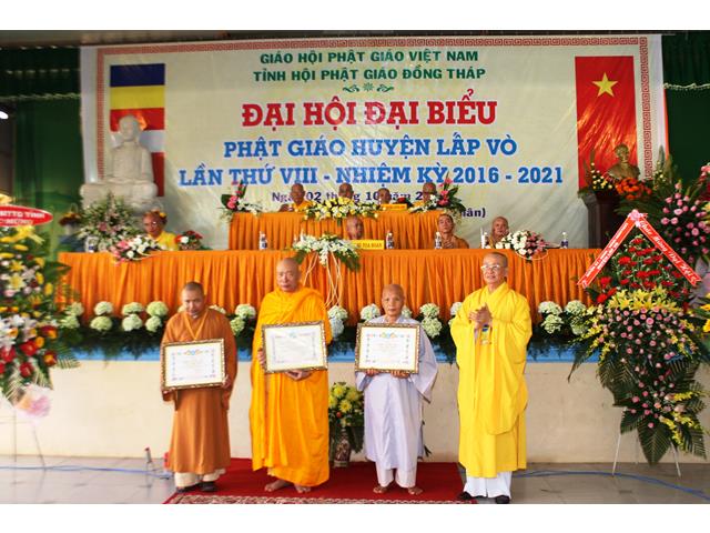 Đồng Tháp: Đại hội đại biểu Phật giáo huyện Lấp Vò