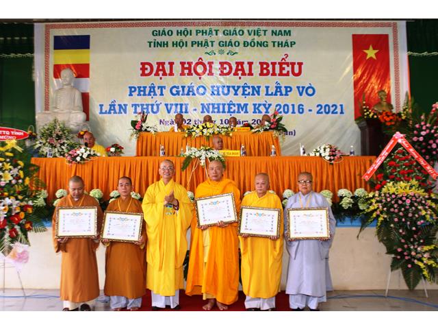 Đồng Tháp: Đại hội đại biểu Phật giáo huyện Lấp Vò