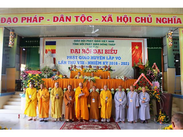 Đồng Tháp: Đại hội đại biểu Phật giáo huyện Lấp Vò