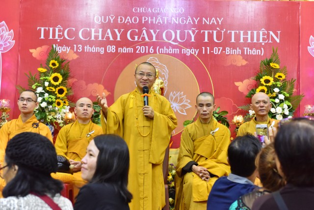 Quỹ Đạo Phật Ngày Nay: Tổ chức tiệc buffet chay gây quỹ từ thiện