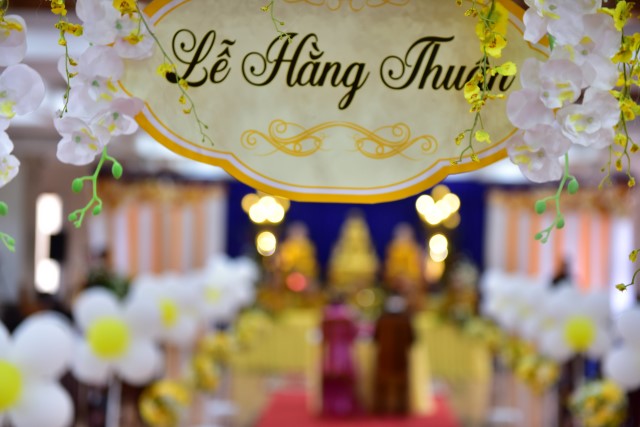 Chùa Giác Ngộ: Lễ hằng thuận của Phật tử Thành Duy và Hoàng Anh