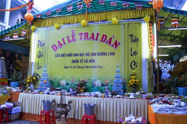 Khánh Hòa: Chùa  Ni Nghĩa Minh đại lễ Trai đàn cầu siêu giải oan bạt độ chư hương linh, chẩn tế cô hồn